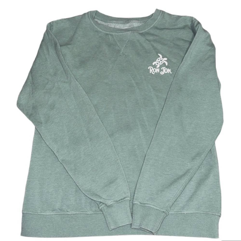 Ron Jon Green Crewneck Sweater Soft Casual Style